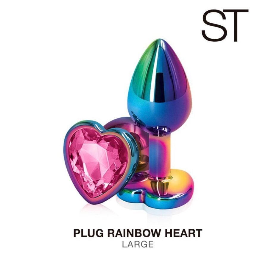 Sex Therapy – Plug Rainbow Heart Large