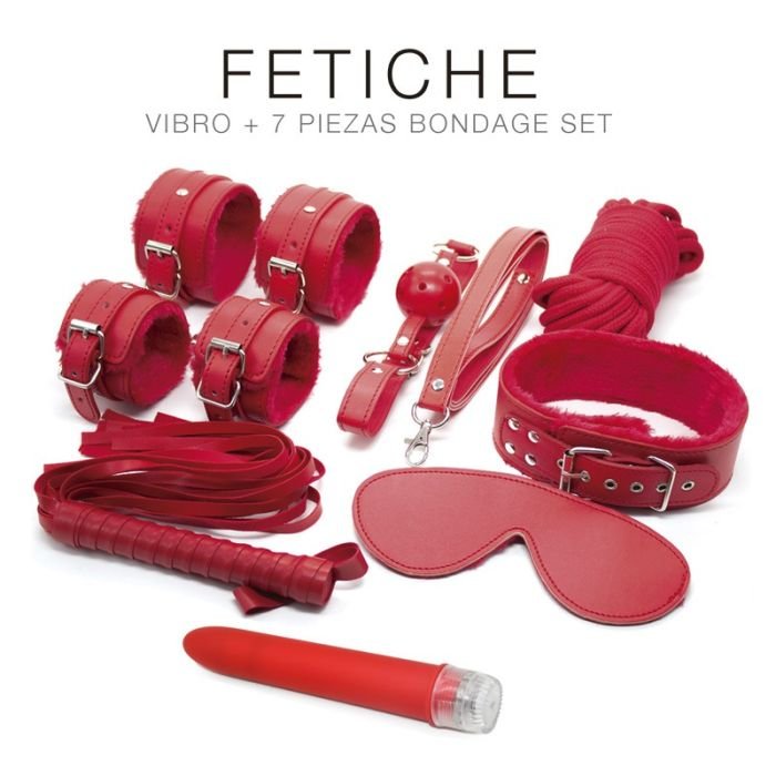 Sex Therapy – Kit 7 Piezas + vibrador RED