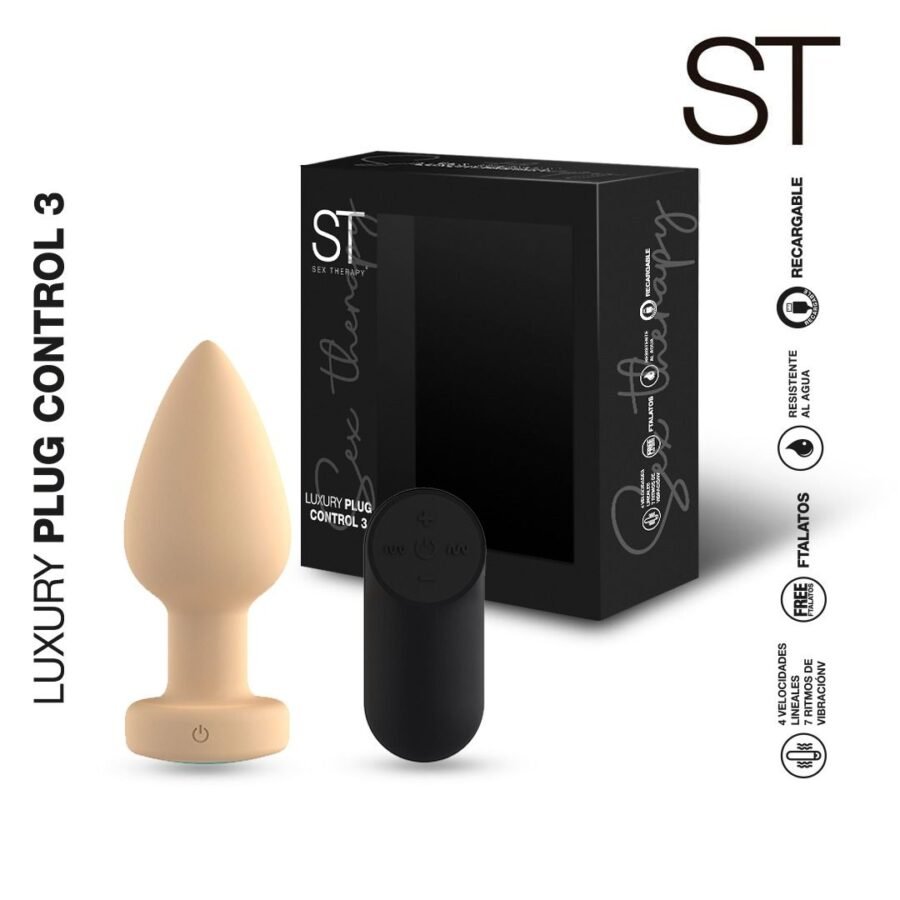 Vibrador anal LUXURY PLUG 3