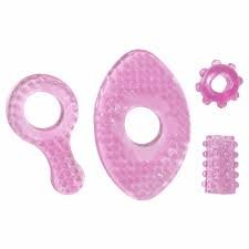 KIT 4 ANILLOS PLEASURE RINGS COLLECTION