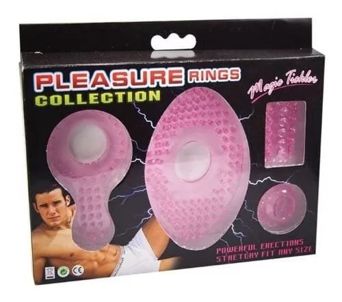 KIT 4 ANILLOS PLEASURE RINGS COLLECTION
